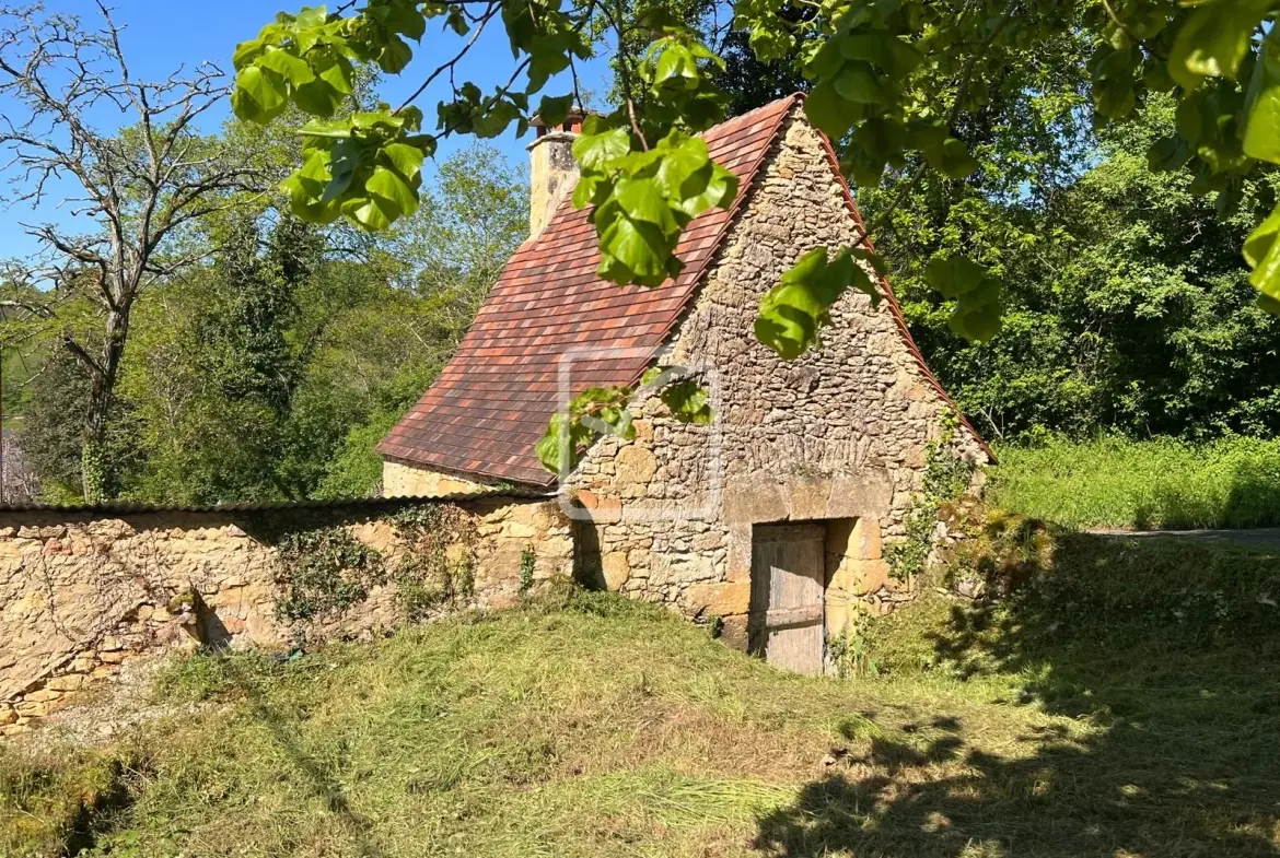 Corps de Ferme à Rénover avec Potentiel à Sarlat, Dordogne 