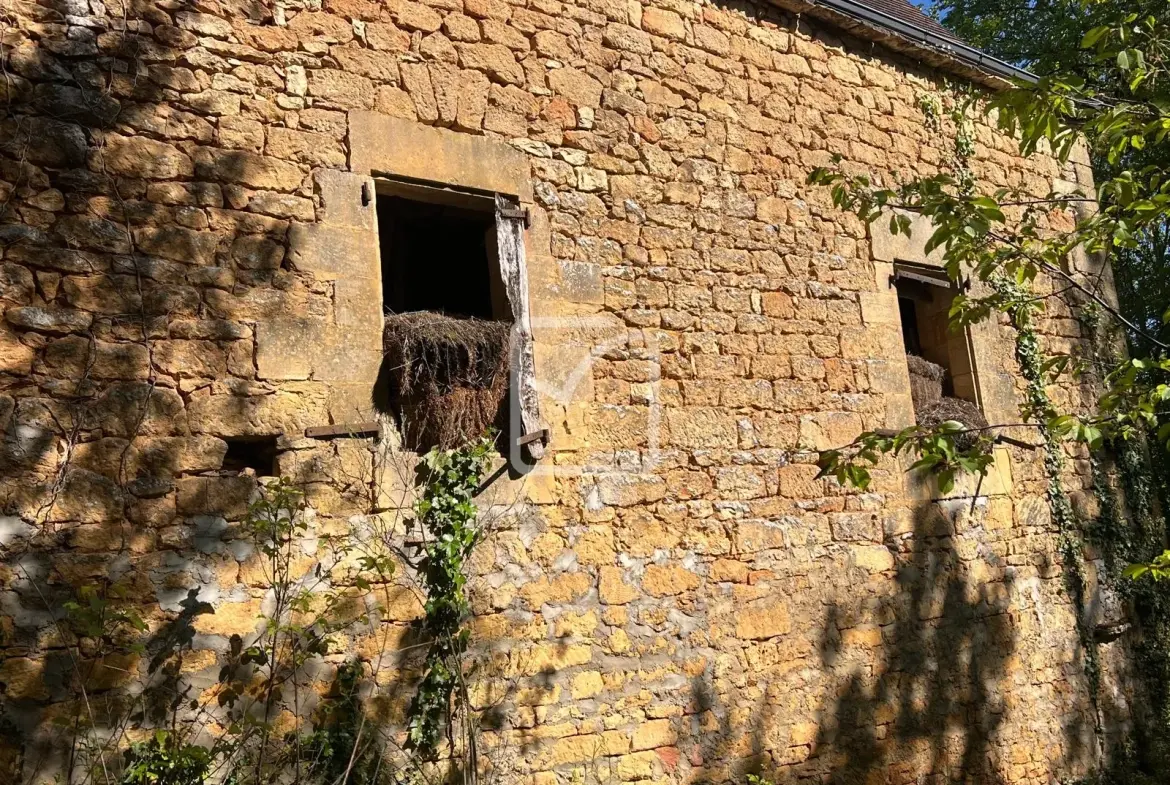 Corps de Ferme à Rénover avec Potentiel à Sarlat, Dordogne 