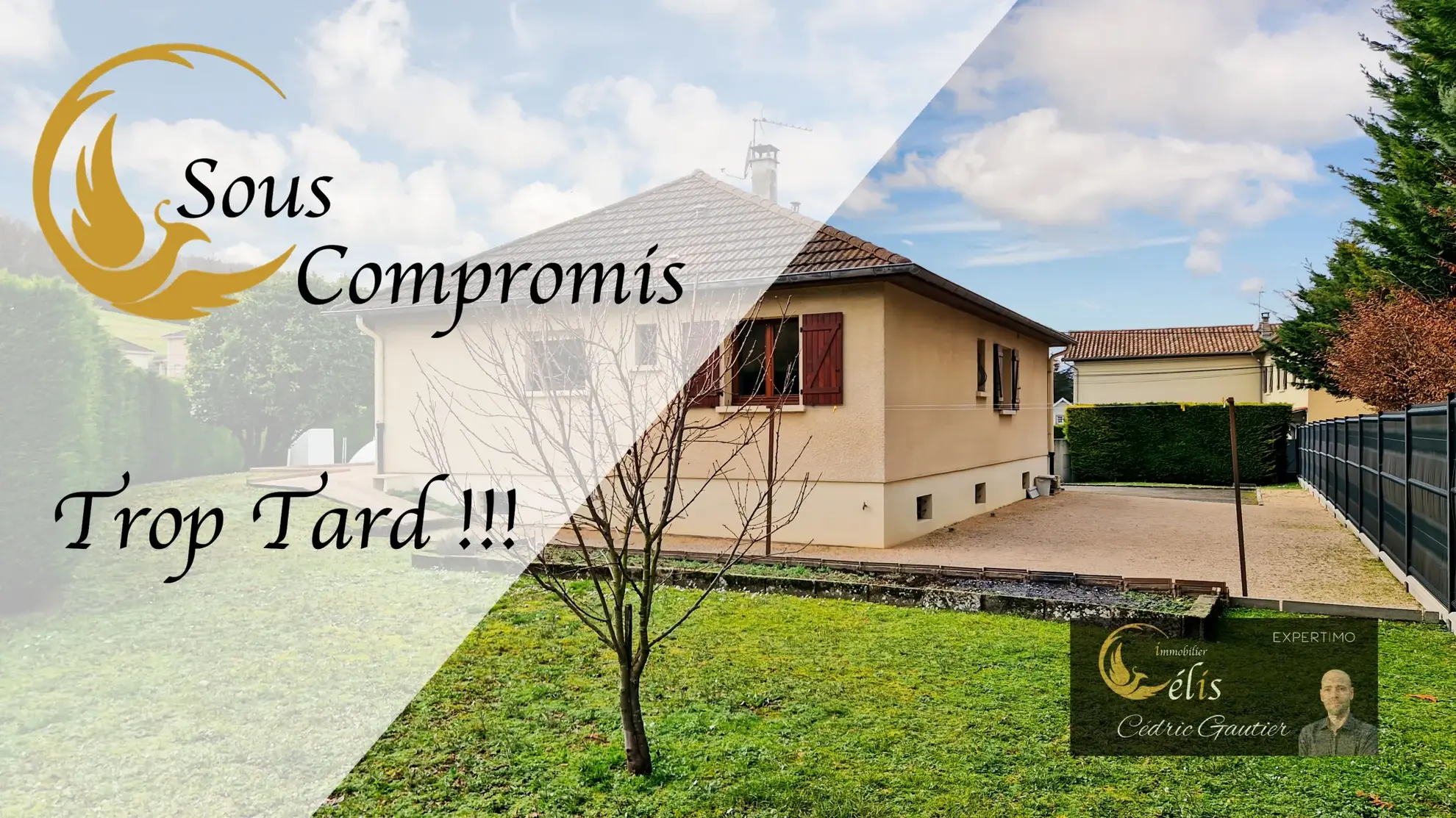 Charmante maison de plain-pied avec piscine et grand terrain à Ruy 