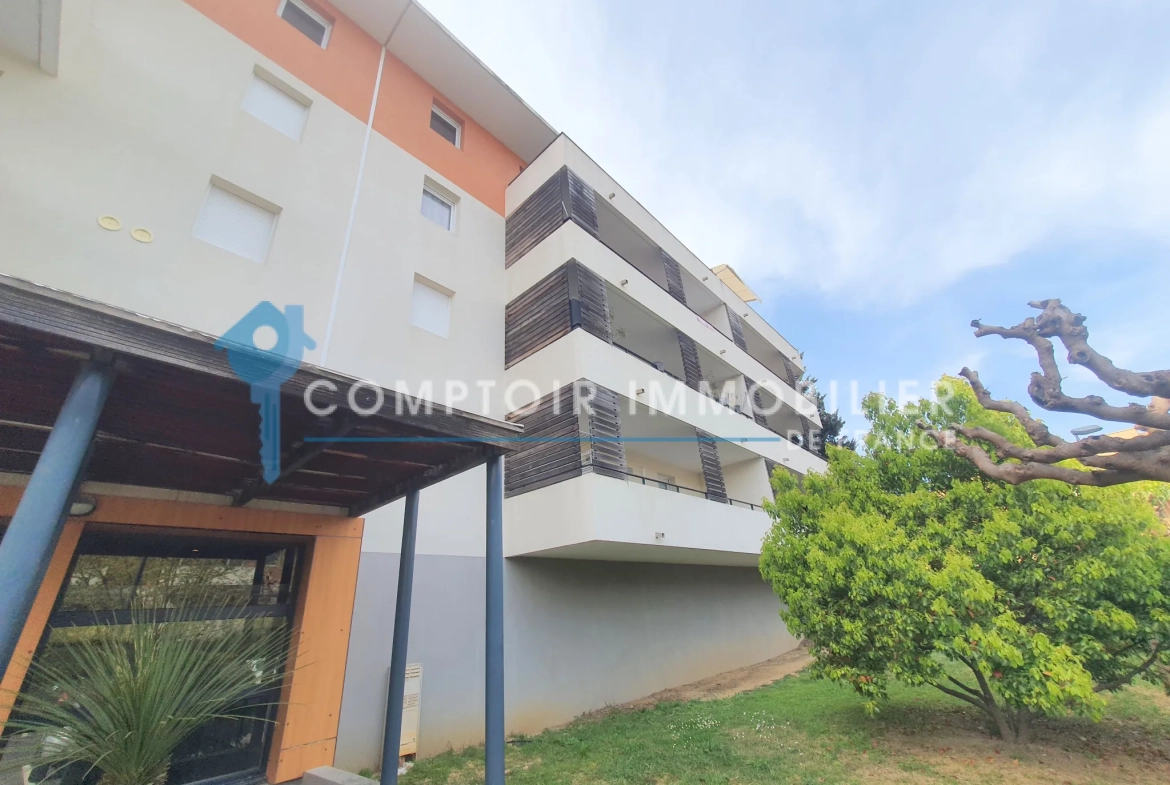 Appartement T2 lumineux de 32m² avec terrasse à Montpellier - Proche facultés 