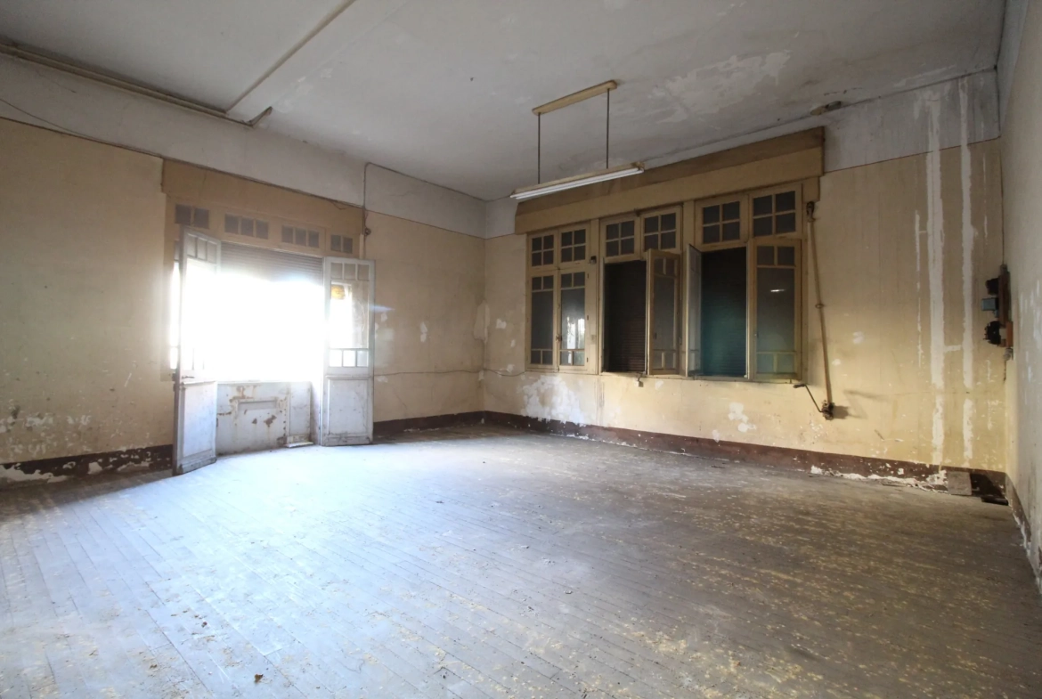Maison avec appartement, local commercial et terrain à Saint-Affrique – Potentiel et emplacement idéal 