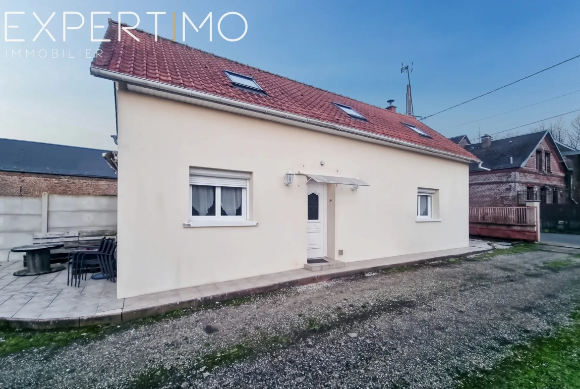 Maison 84 m² avec 3 chambres, garage et jardin à Tully près de Friville-Escarbotin 