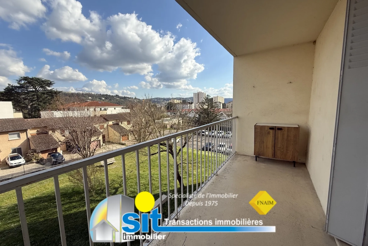 Appartement 3 pièces avec balcon à Vienne Estressin 