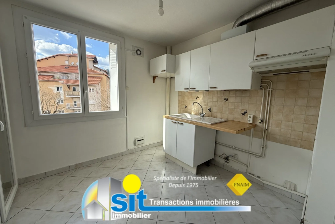 Appartement 3 pièces avec balcon à Vienne Estressin 
