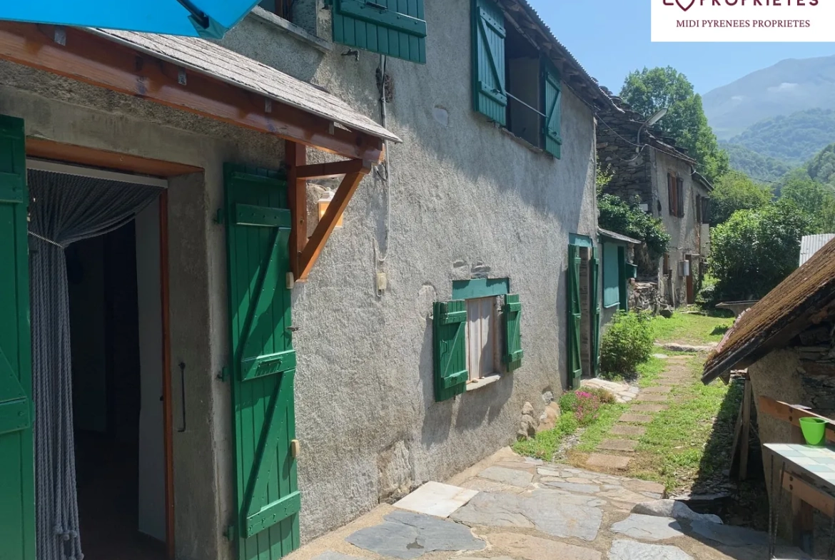 Charmante maison de montagne de 100 m² avec 3 chambres et vue sur la montagne 