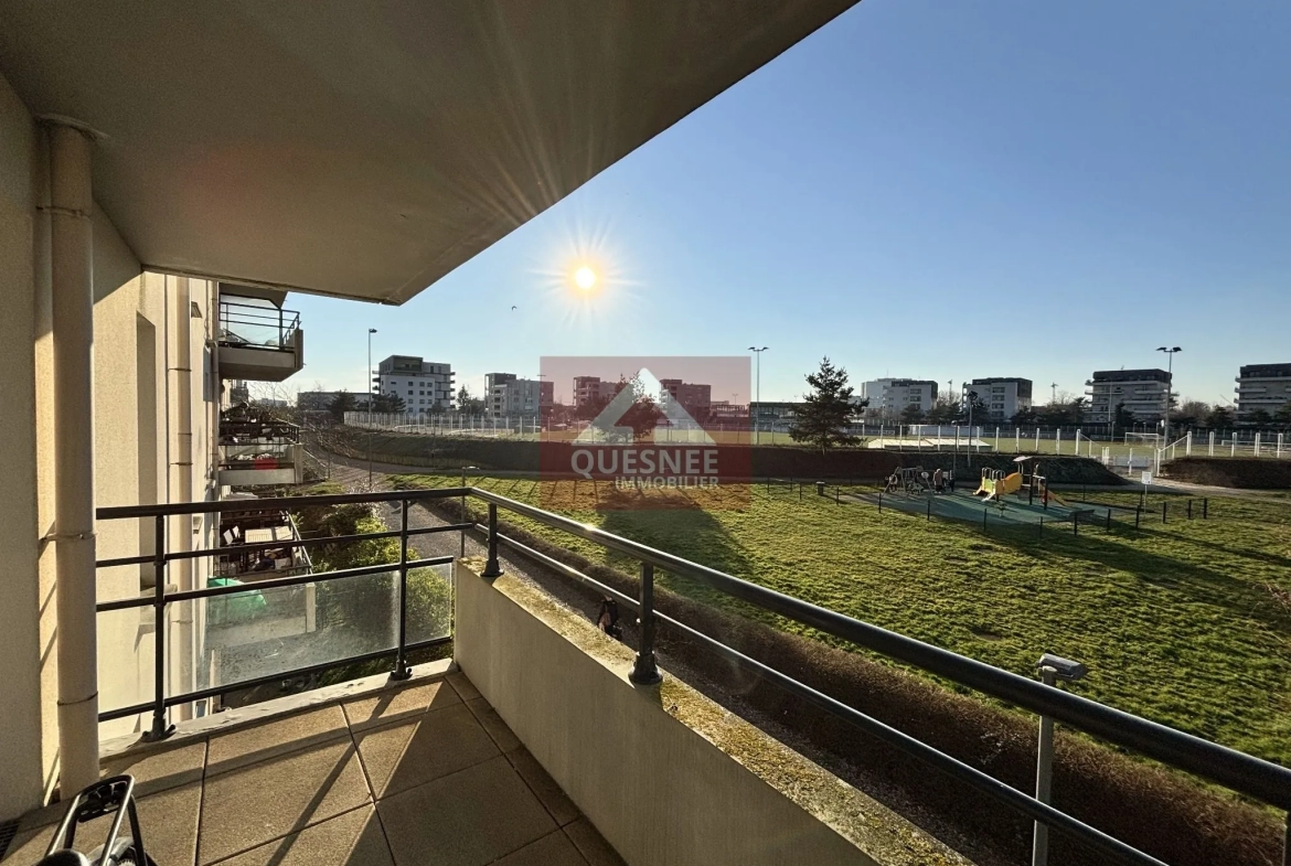 Appartement 2 pièces avec balcon à Hérouville-Saint-Clair – Résidence récente 