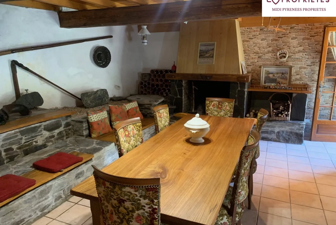 Charmante maison de montagne de 100 m² avec 3 chambres et vue sur la montagne 
