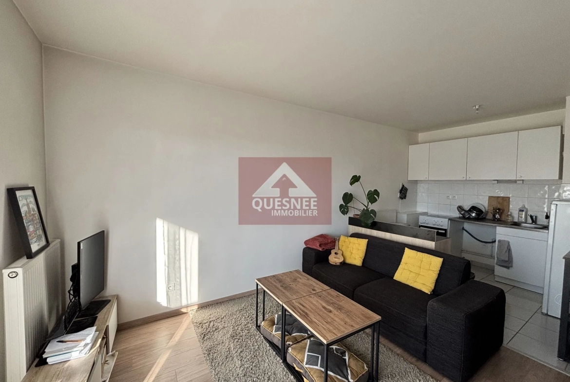 Appartement 2 pièces avec balcon à Hérouville-Saint-Clair – Résidence récente 