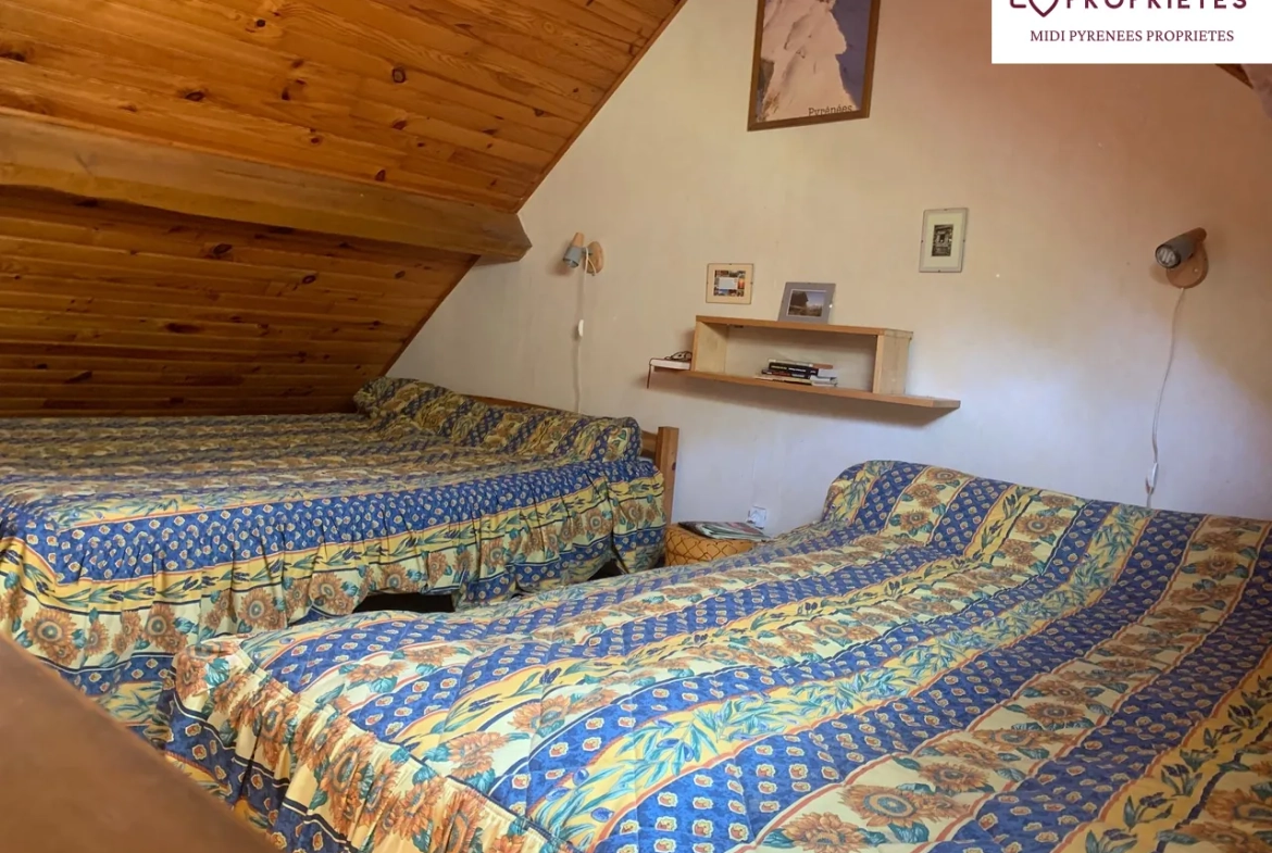 Charmante maison de montagne de 100 m² avec 3 chambres et vue sur la montagne 