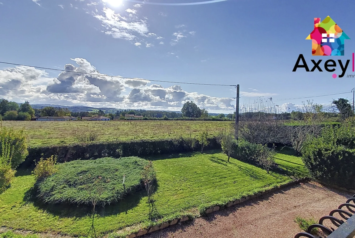 Maison à vendre avec beau terrain à Saint Denis de Cabanne, 3 chambres, proche Charlieu 