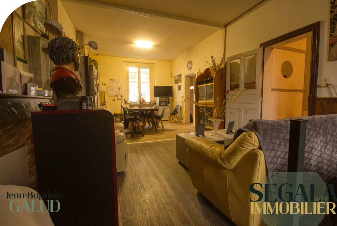 Maison en pierre à vendre à Carmaux – 2 chambres, jardin et terrasse sud 