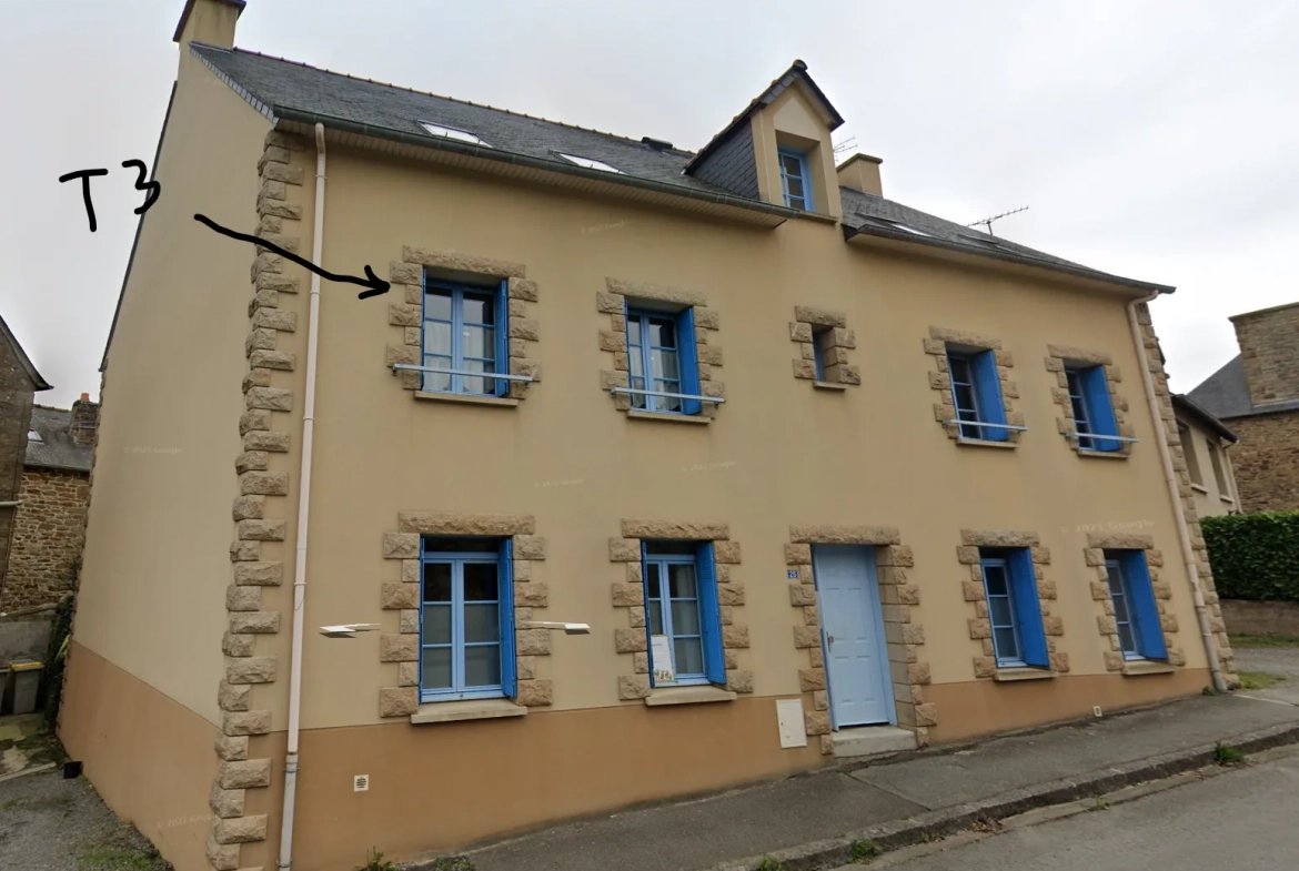 Appartement 3 pièces lumineux à Châteauneuf d'Ille-et-Vilaine, proximité Saint-Malo 