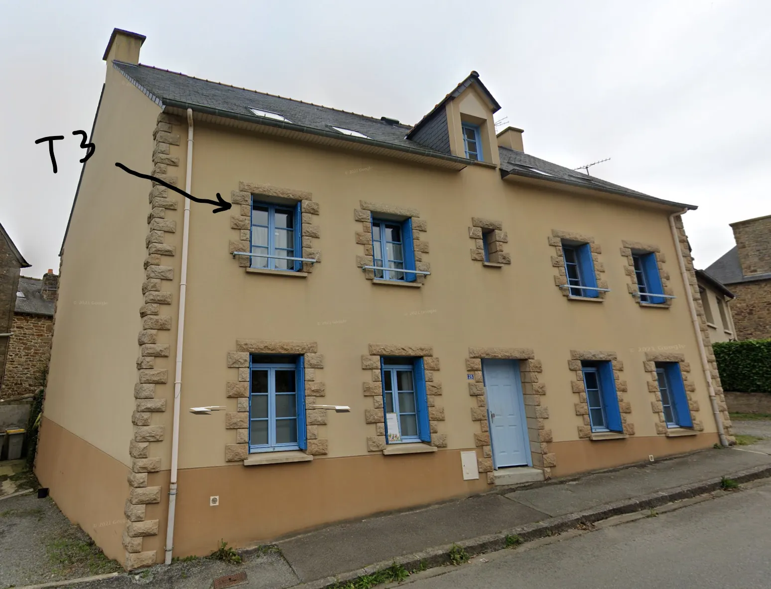Appartement 3 pièces lumineux à Châteauneuf d'Ille-et-Vilaine, proximité Saint-Malo 
