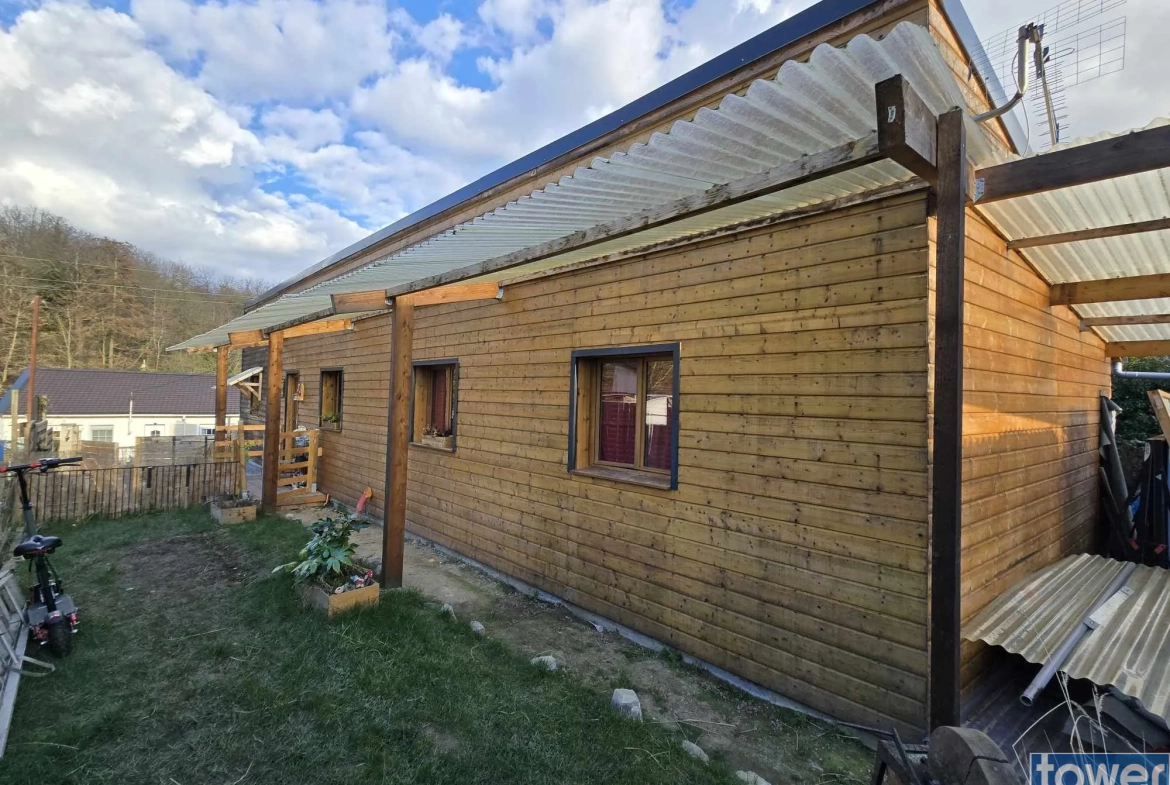 Maison neuve de plain-pied à Lapugnoy avec jardin et dépendance 