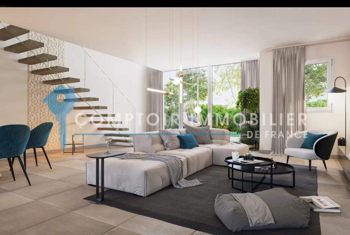 Villa T3 avec jardin et garage à L’Union, résidence moderne de 59 m2 