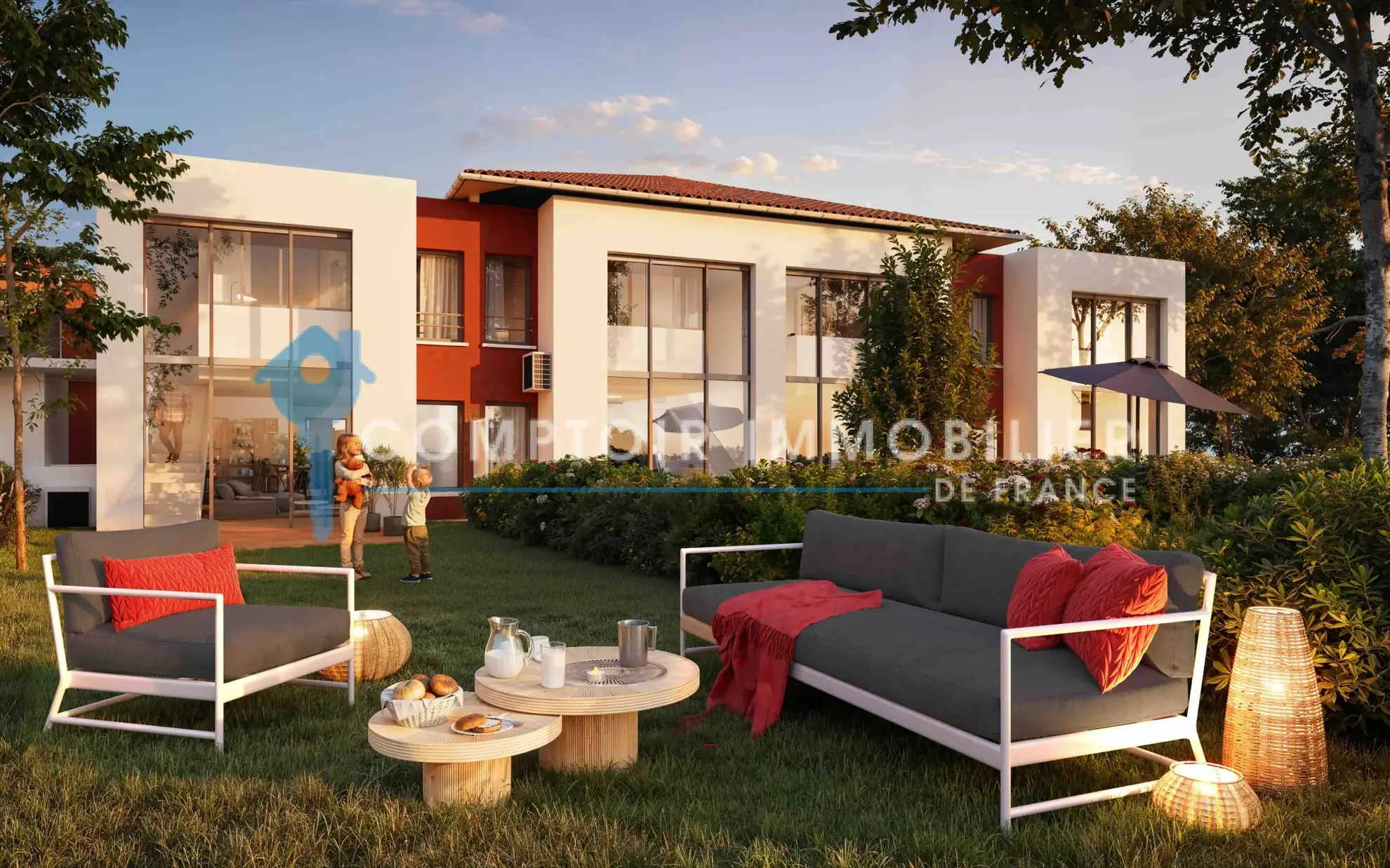 Villa T3 avec jardin et garage à L’Union, résidence moderne de 59 m2 