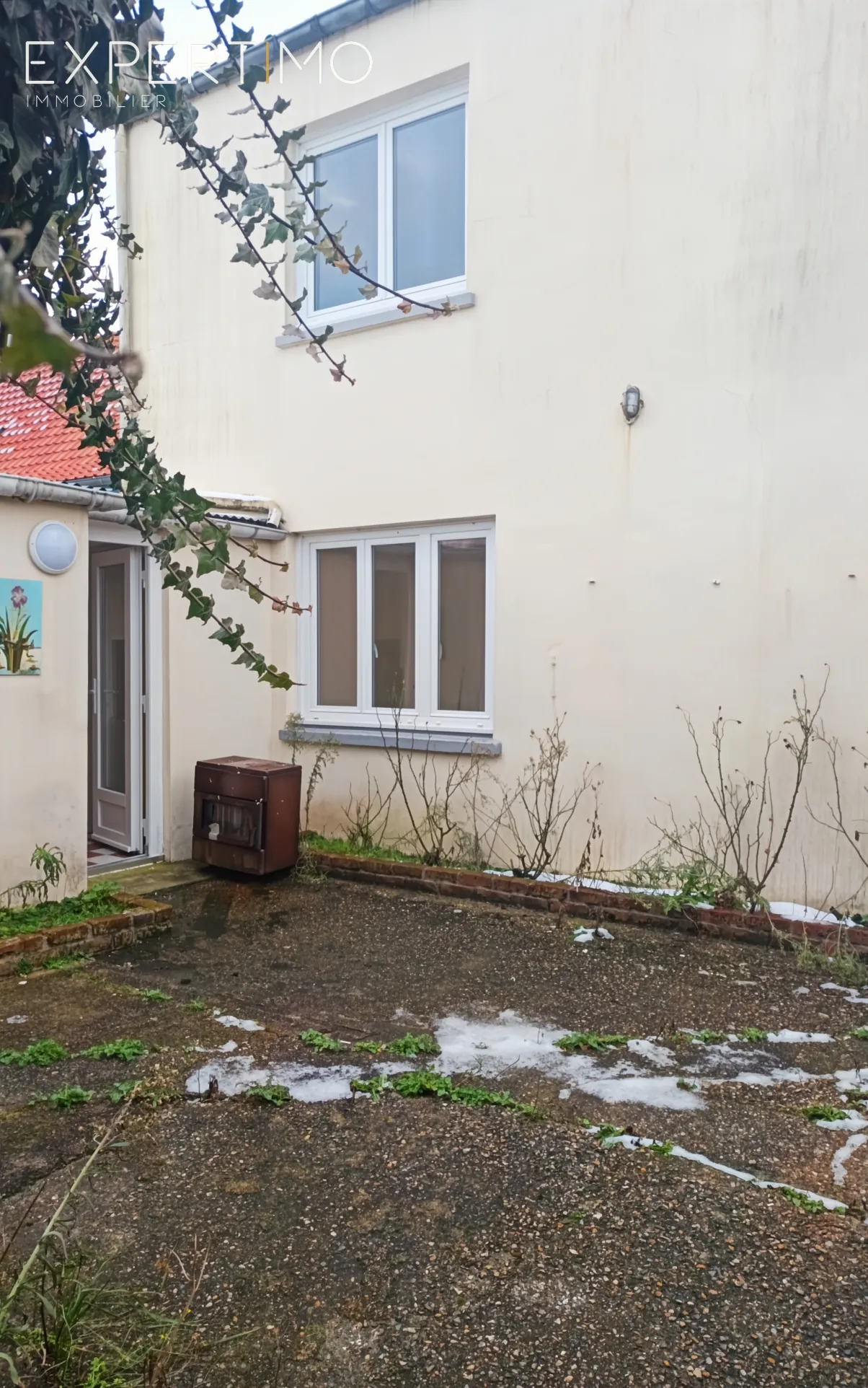 Maison familiale à vendre avec terrasse et vue campagne en centre-ville de Rue, Somme 