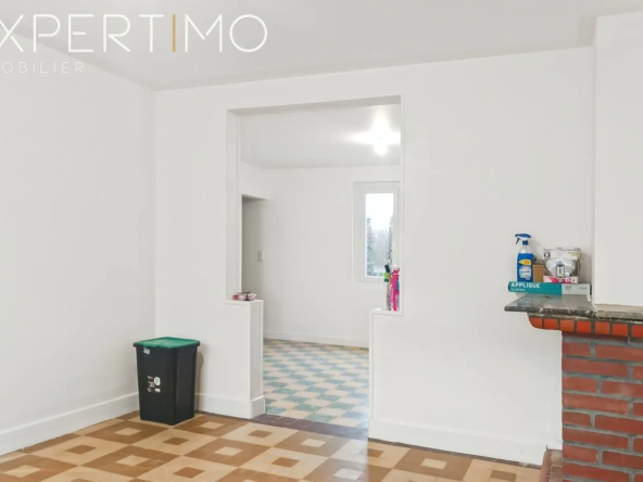 Maison familiale à vendre avec terrasse et vue campagne en centre-ville de Rue, Somme 
