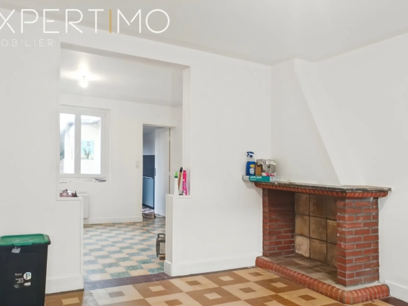 Maison familiale à vendre avec terrasse et vue campagne en centre-ville de Rue, Somme 