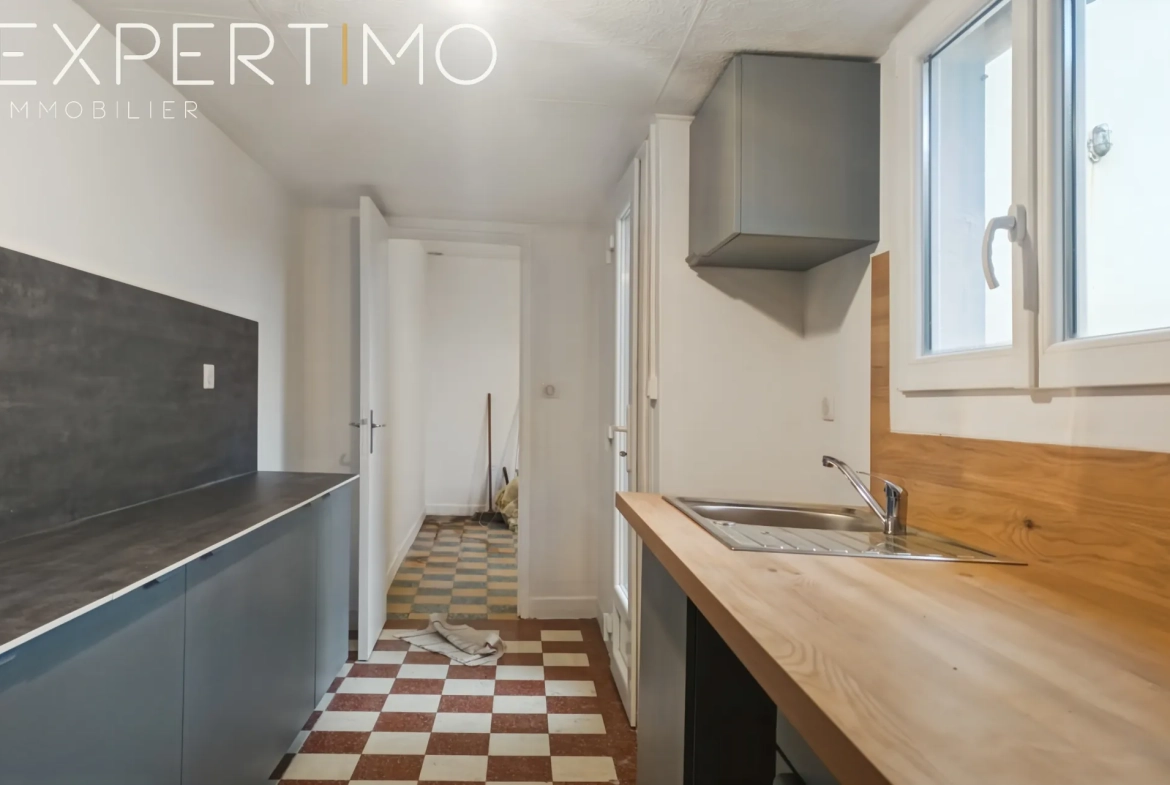 Maison familiale à vendre avec terrasse et vue campagne en centre-ville de Rue, Somme 