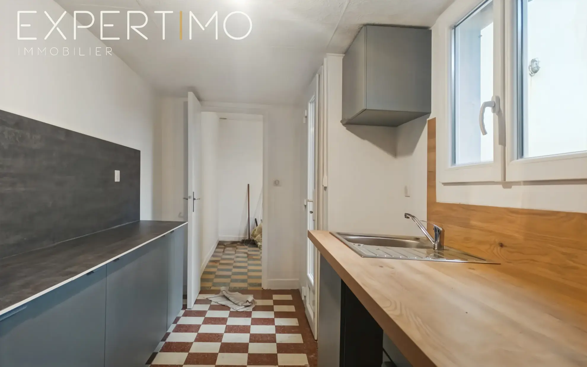 Maison familiale à vendre avec terrasse et vue campagne en centre-ville de Rue, Somme 