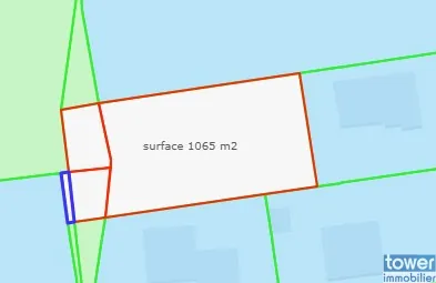 Terrain constructible de 1065 m² à Villefranche de Rouergue — Quartier calme et résidentiel 