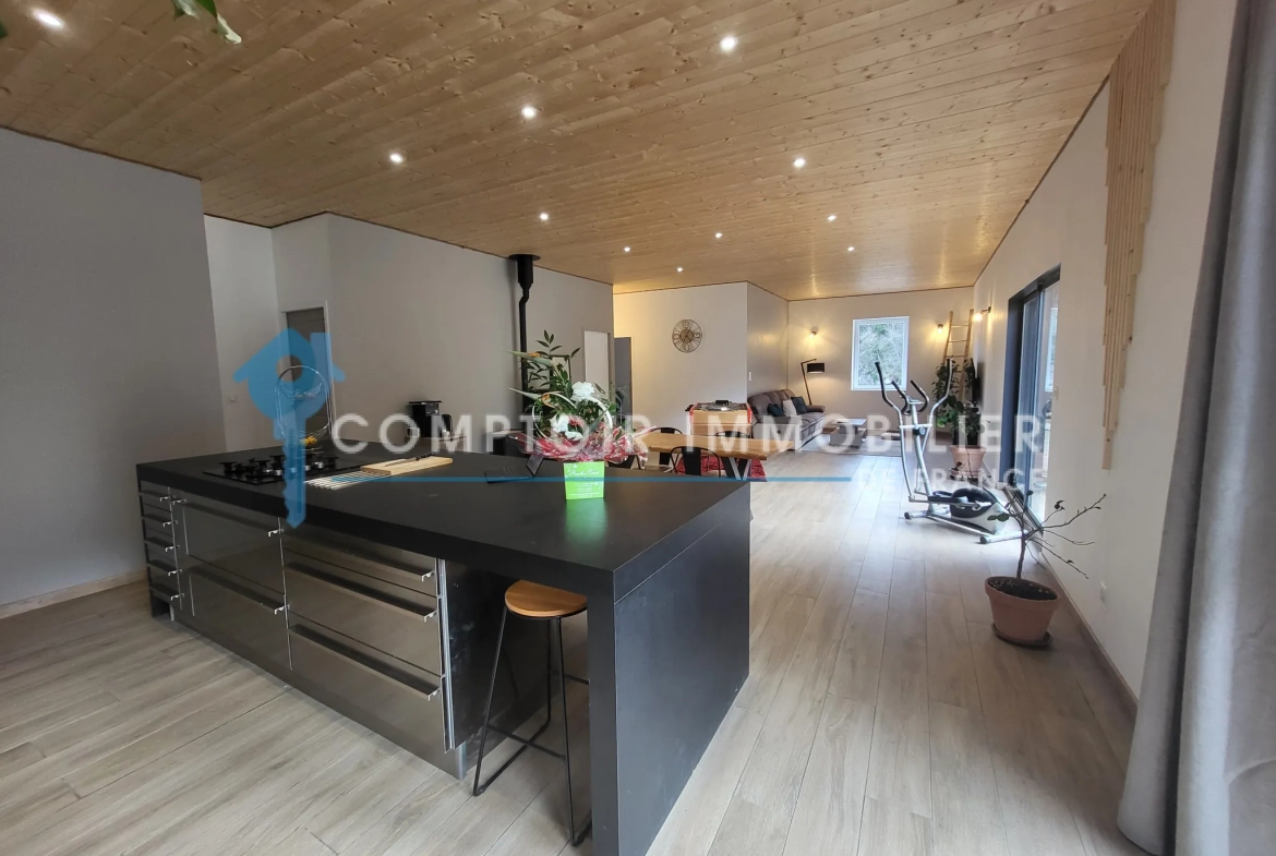 Magnifique maison atypique de plain-pied à vendre à Le Cheylard en Ardèche 