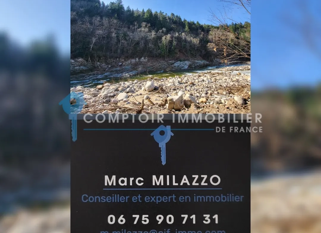 Magnifique maison atypique de plain-pied à vendre à Le Cheylard en Ardèche 