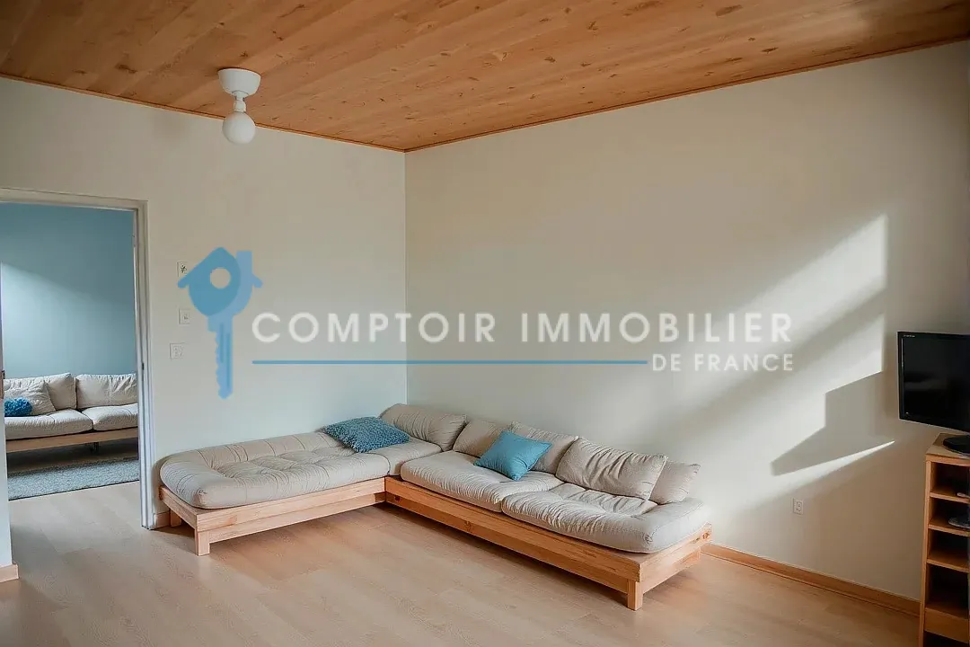 Appartement T3 lumineux avec vue sur le boulevard à Nîmes 