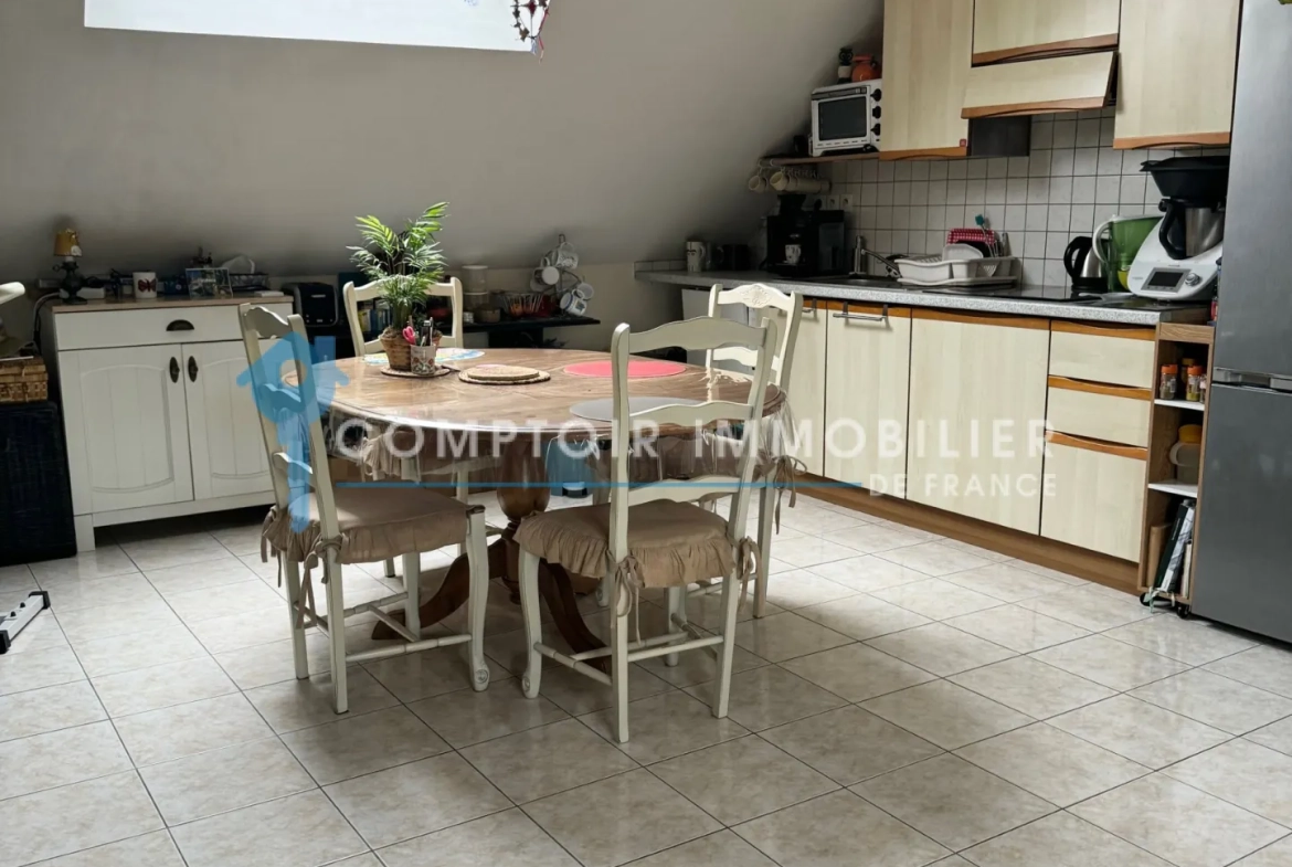 Appartement lumineux de 50 m² avec cour privée à Baulne, proche Ballancourt-sur-Essonne 