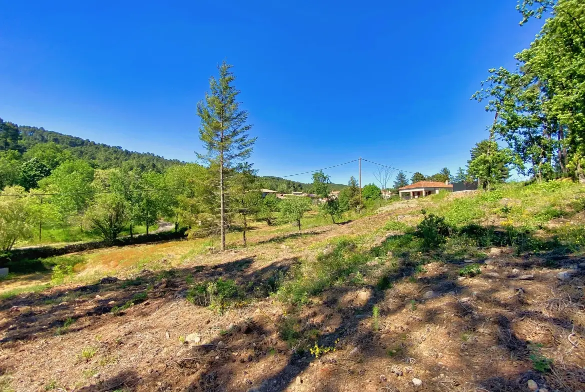 Terrain constructible de 1324 m² à Mercuer, proche d'Aubenas - Idéal pour votre projet immobilier 