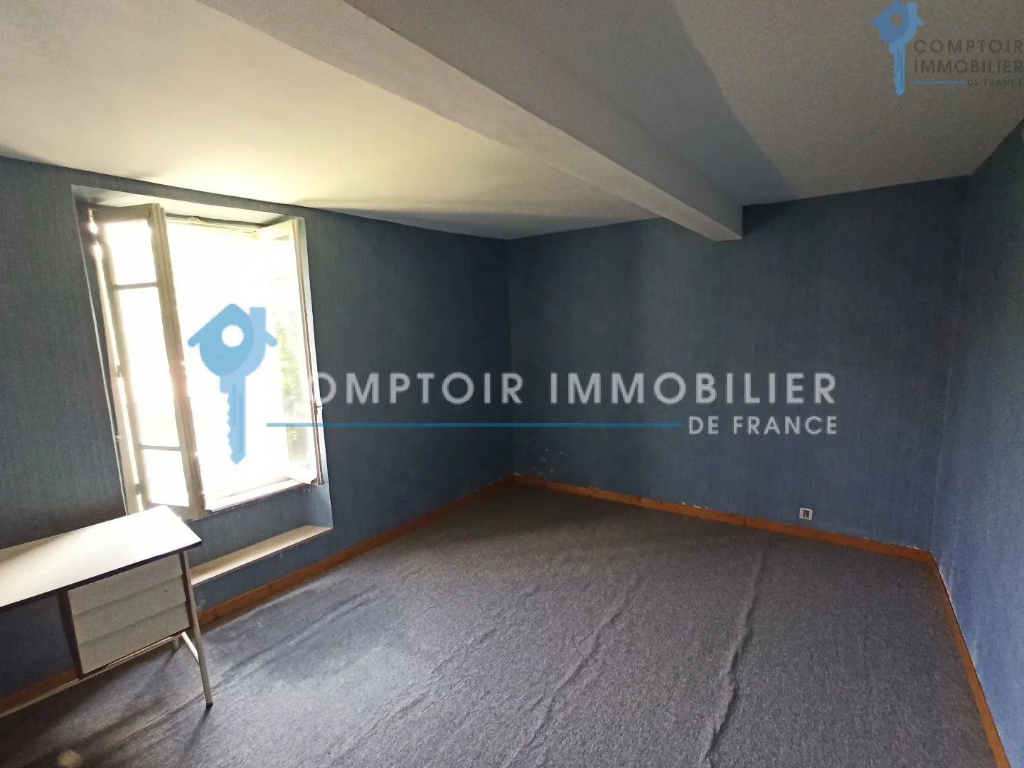 Maison en pierre de 130 m² avec grange et garage à Bertren - Vue dégagée 