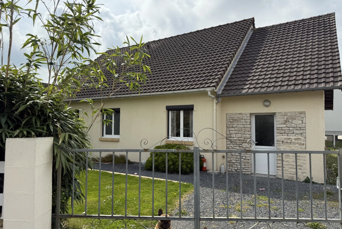 Maison de plain-pied à vendre à Valorbiquet - Secteur calme et résidentiel 