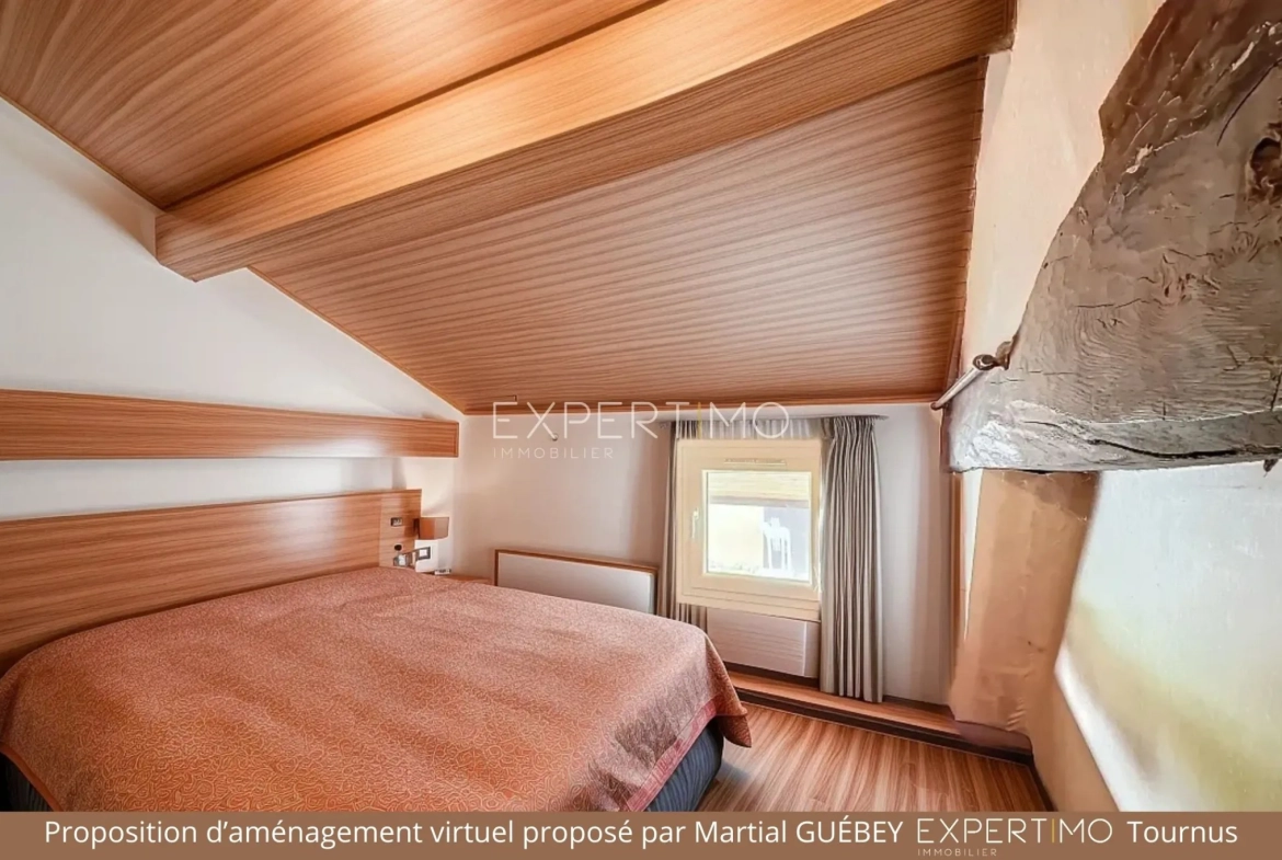 Maison de caractère à Romenay de 124 m² avec dépendance et grand potentiel 