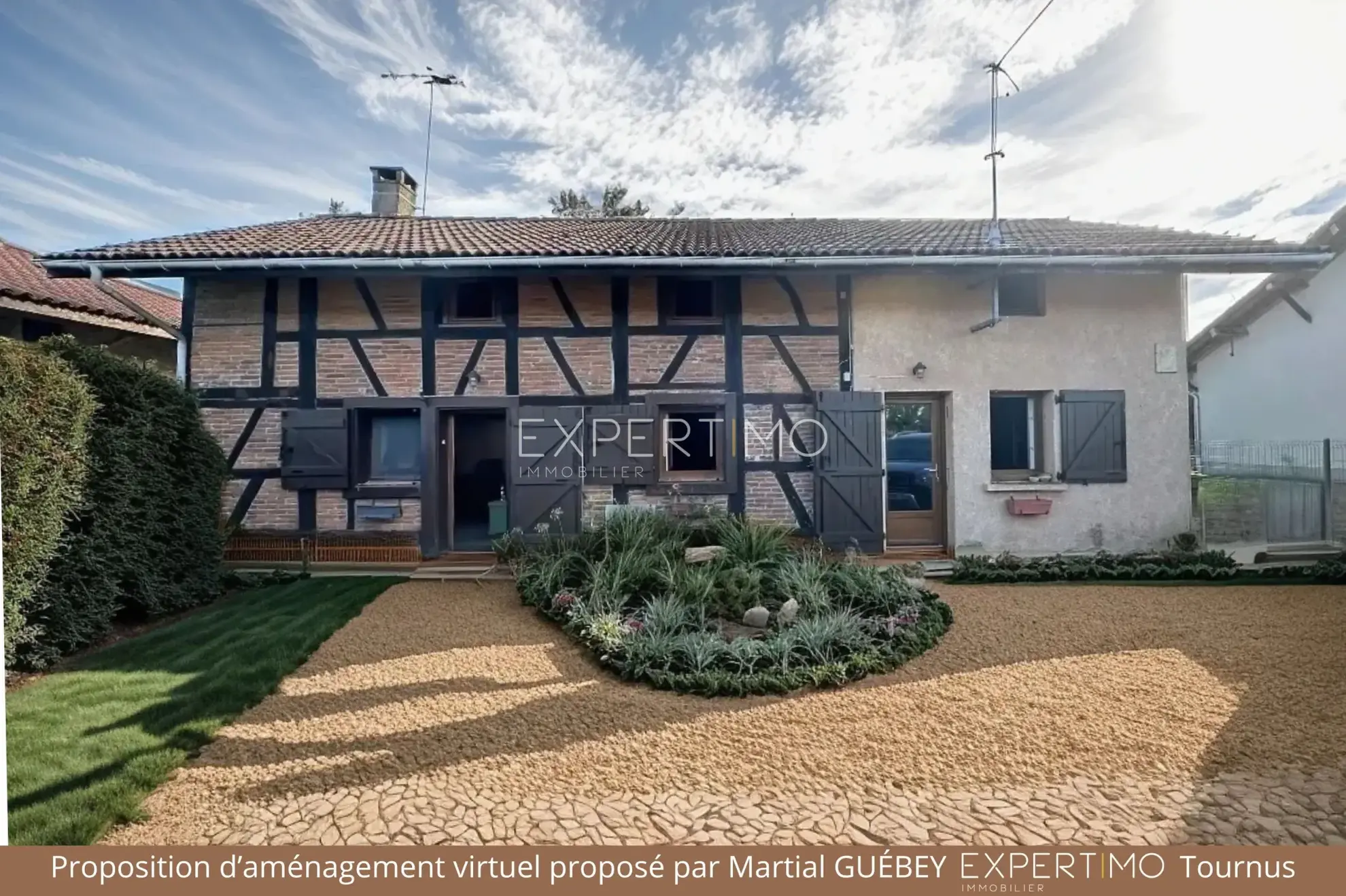 Maison de caractère à Romenay de 124 m² avec dépendance et grand potentiel 