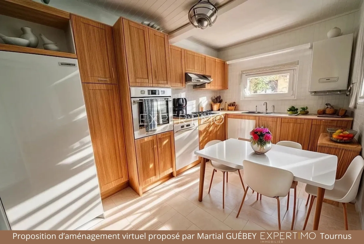 Maison de caractère à Romenay de 124 m² avec dépendance et grand potentiel 