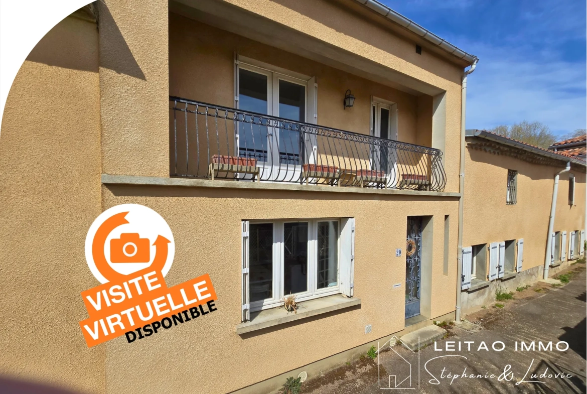 Belle maison de village à Castres avec terrain et potentiel d'aménagement 