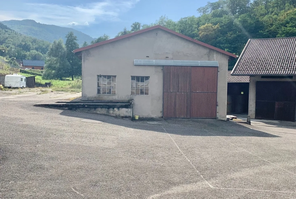 Ensemble immobilier à Moosch avec étang, forêt et terrain constructible en vente 