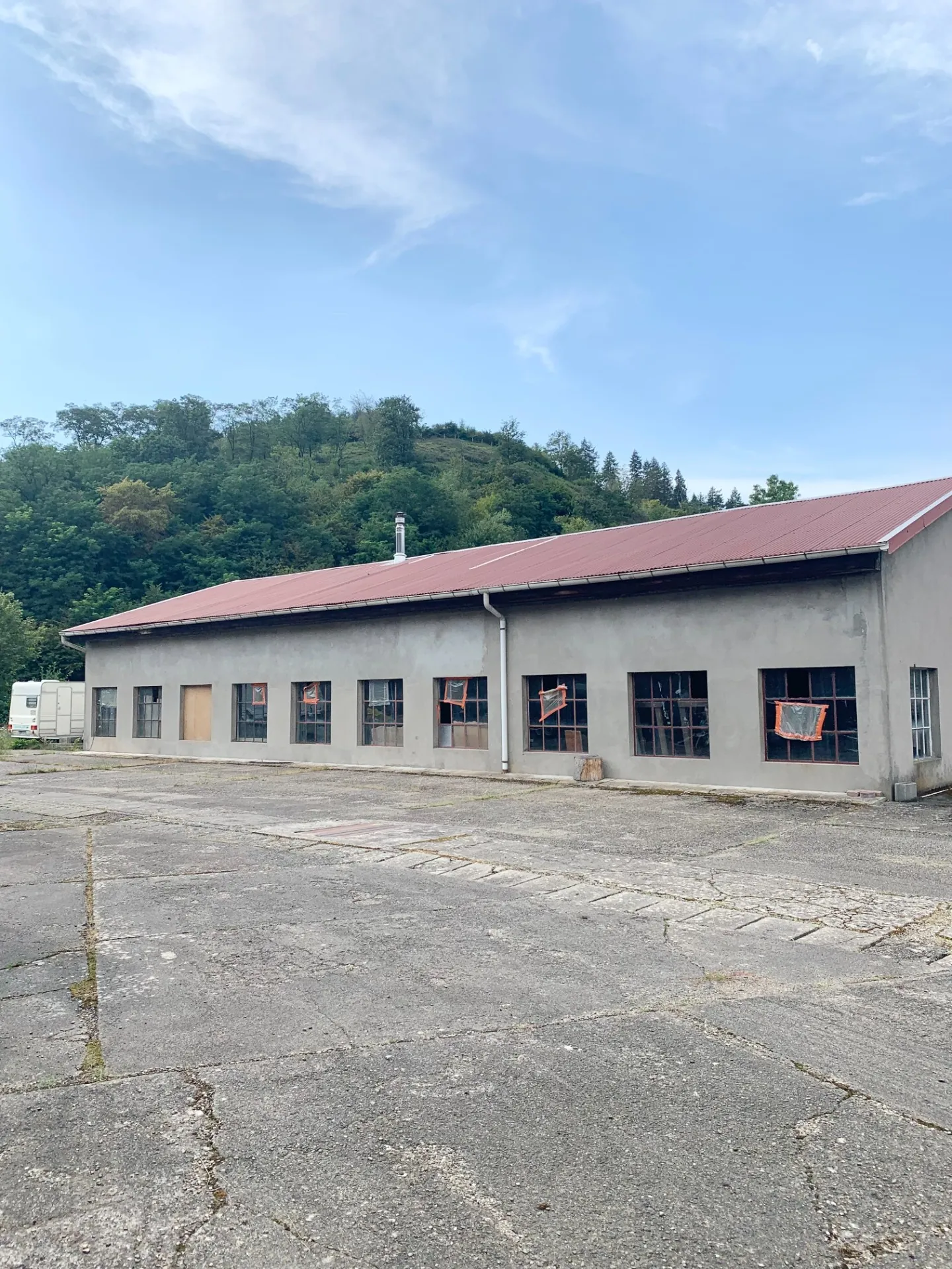 Ensemble immobilier à Moosch avec étang, forêt et terrain constructible en vente 