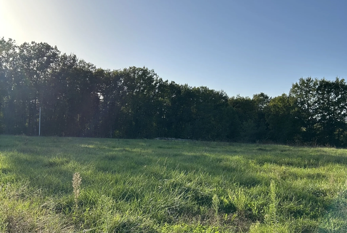 Terrain constructible à vendre à Genebrieres de 1100 m² 