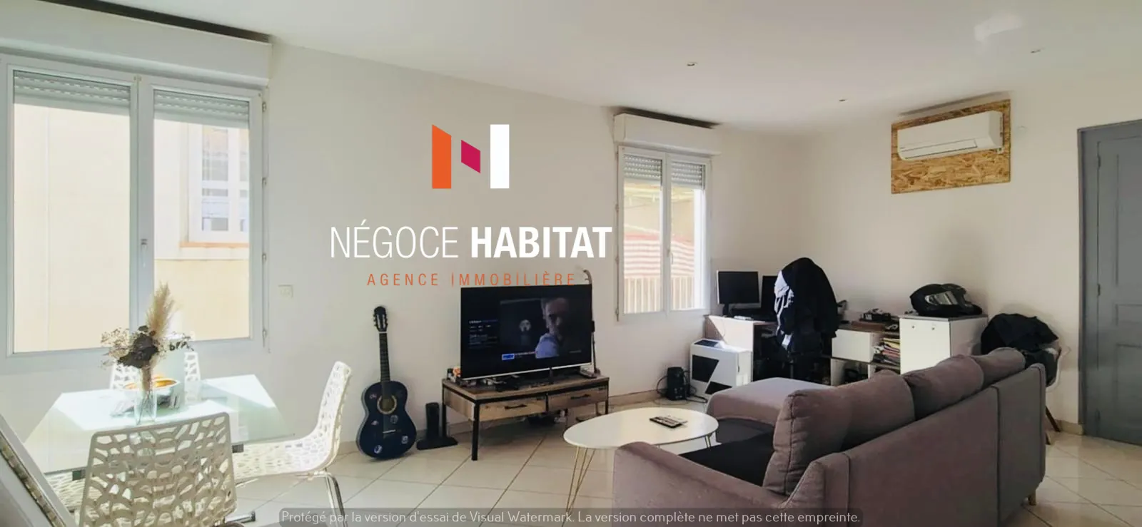 Maison de ville T2 à Frontignan de 56,26 m², centre-ville idéal investissement ou première acquisition 