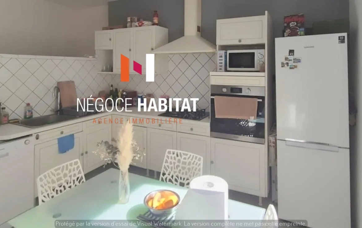 Maison de ville T2 à Frontignan de 56,26 m², centre-ville idéal investissement ou première acquisition 