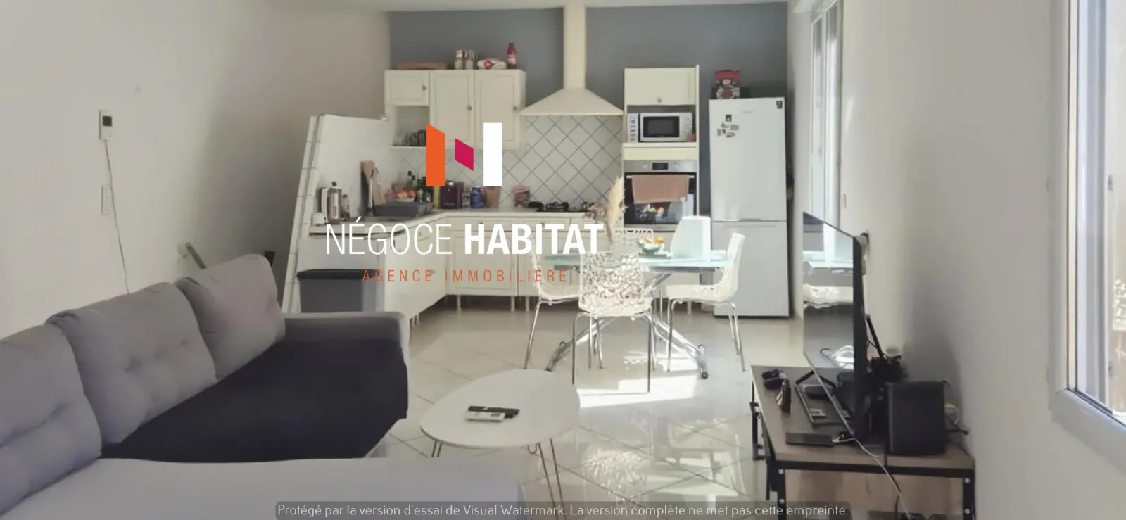 Maison de ville T2 à Frontignan de 56,26 m², centre-ville idéal investissement ou première acquisition 