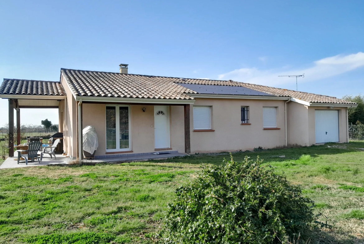 Charmante maison de plain-pied avec jardin à Castelsarrasin 