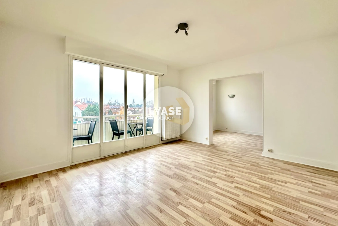 Appartement T3 à vendre à Chalon-sur-Saône - 53 m², balcon et garage privatifs 