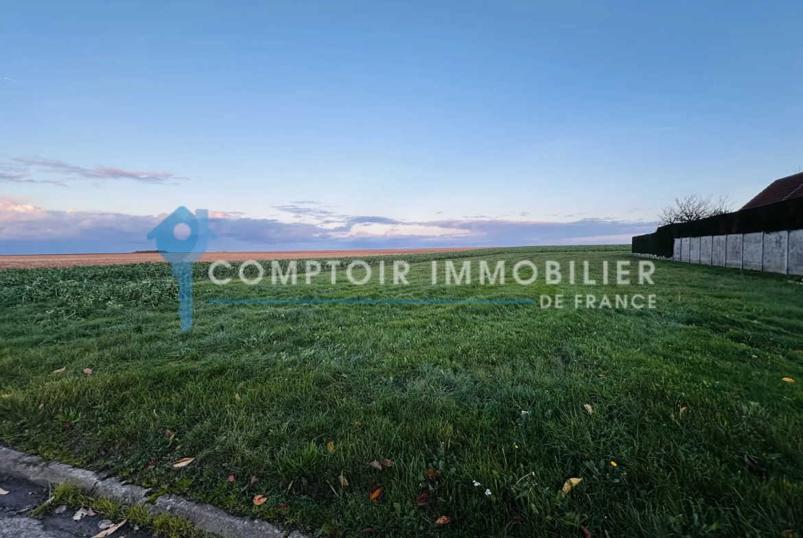 Terrain à bâtir de 648 m² à Dammarie, environnement calme et vue dégagée 
