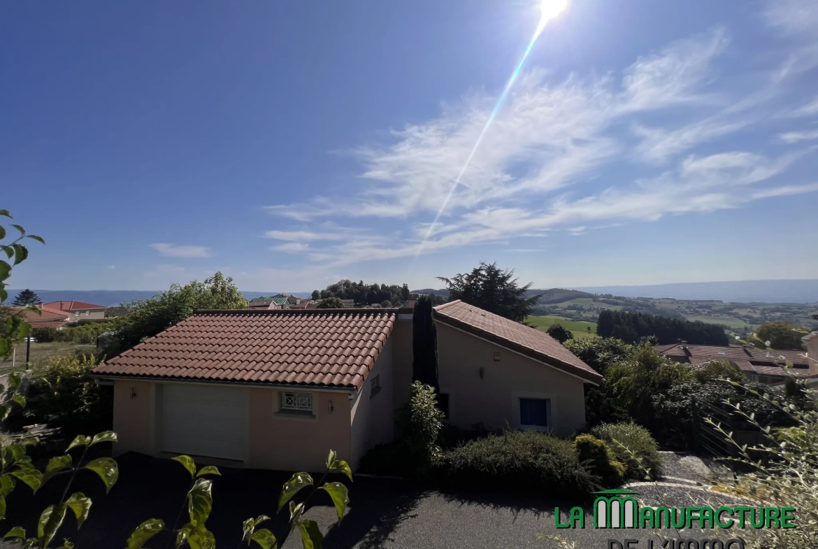 Villa 4 chambres avec piscine, garage, et chalet en bois à Fontanes, Loire 