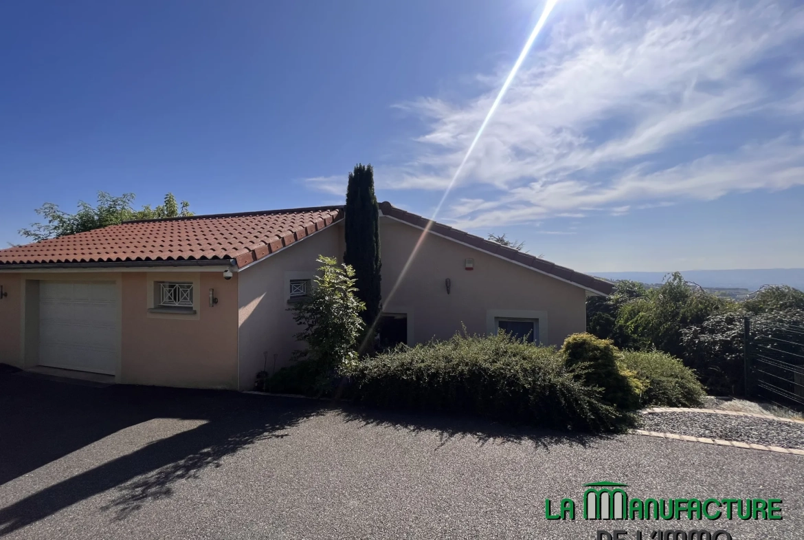 Villa 4 chambres avec piscine, garage, et chalet en bois à Fontanes, Loire 