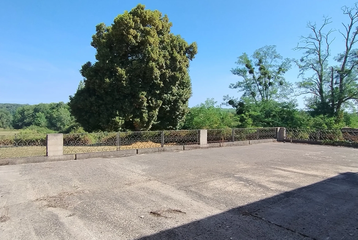 Très belle maison en pierre avec piscine et dépendances à Auriolles 