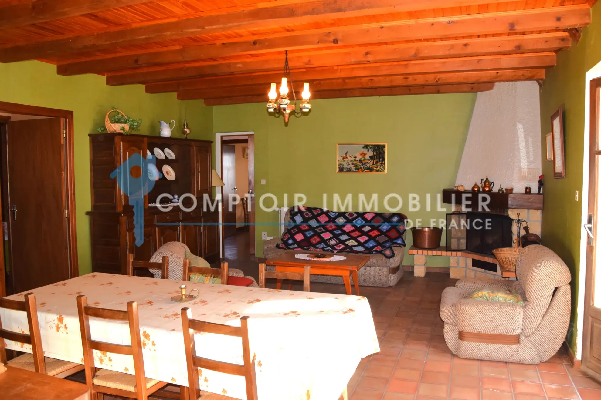 Maison de village avec appartement indépendant à Issanlas, Ardèche 